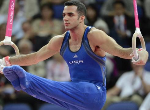 Gymnast Danell Leyva is very strong but not overly bulky
